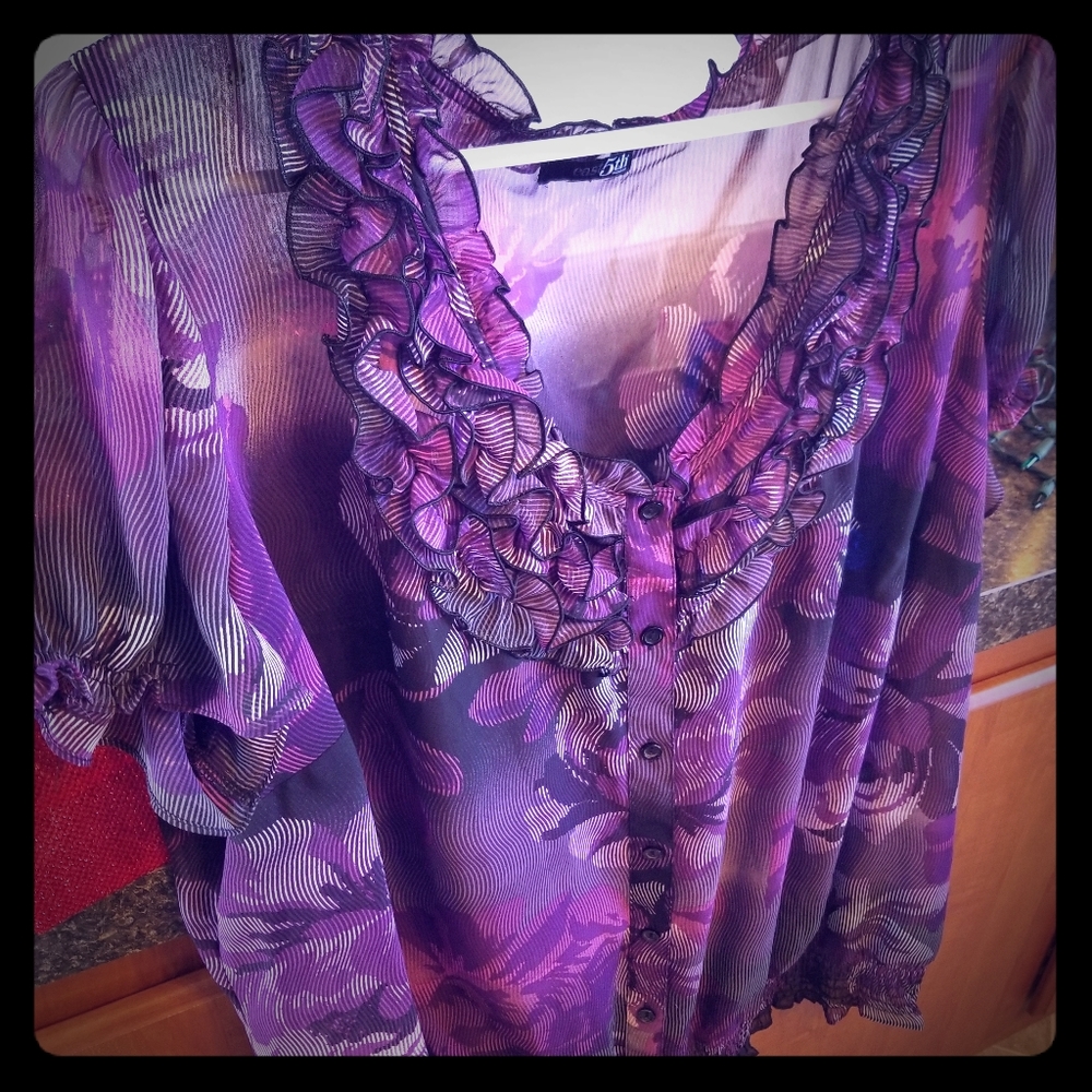 Purple blouse